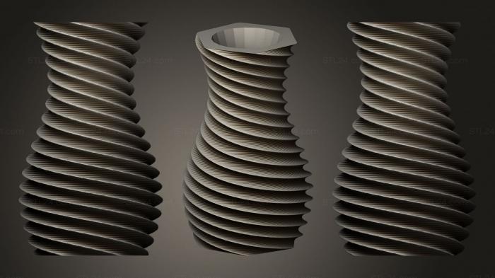 Vases (My Vase, VZ_0844) 3D models for cnc